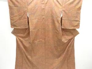 未使用品　花唐草模様小紋着物